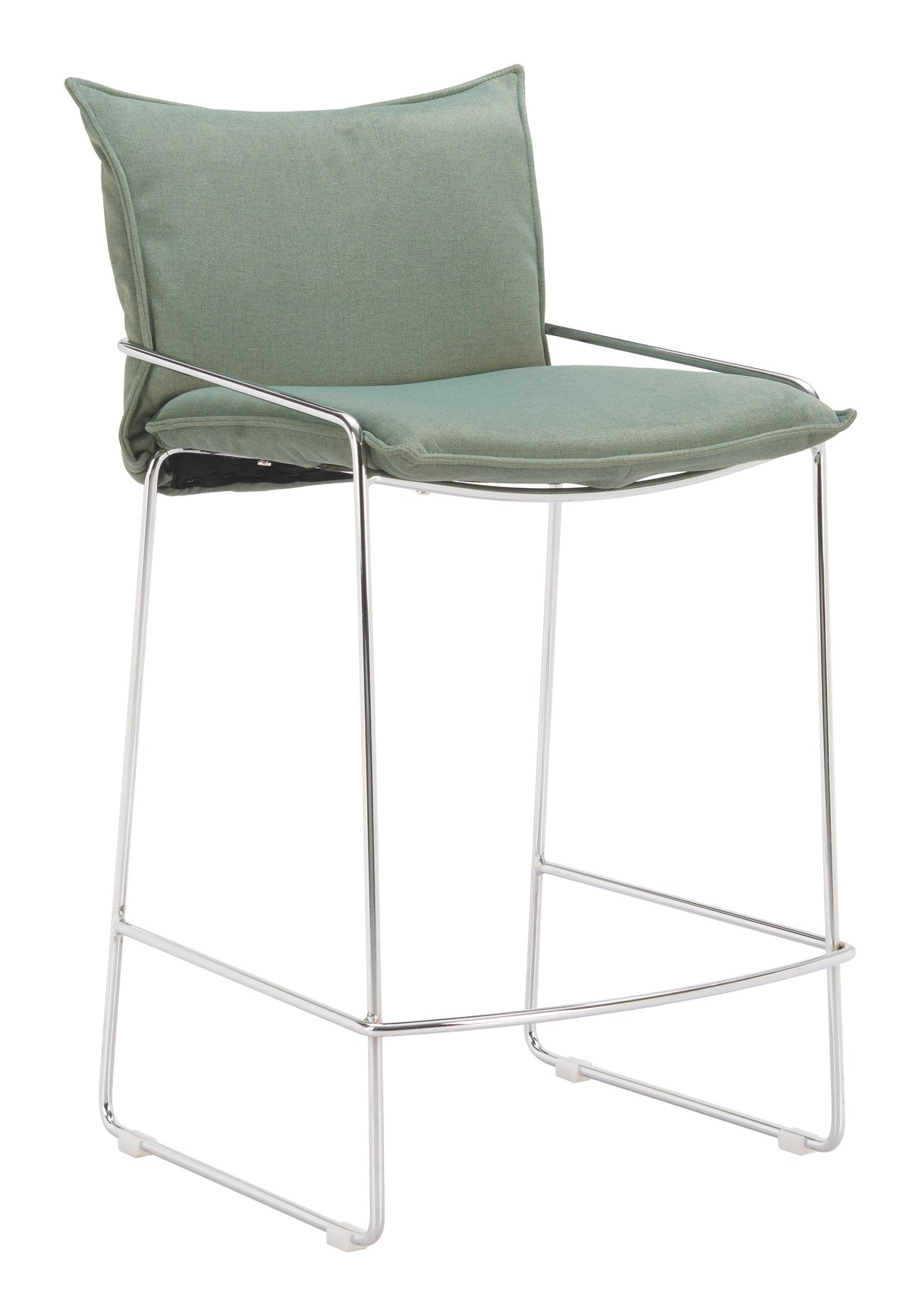 Pola Green Counter Stool by Zuomod at Eve Furniture