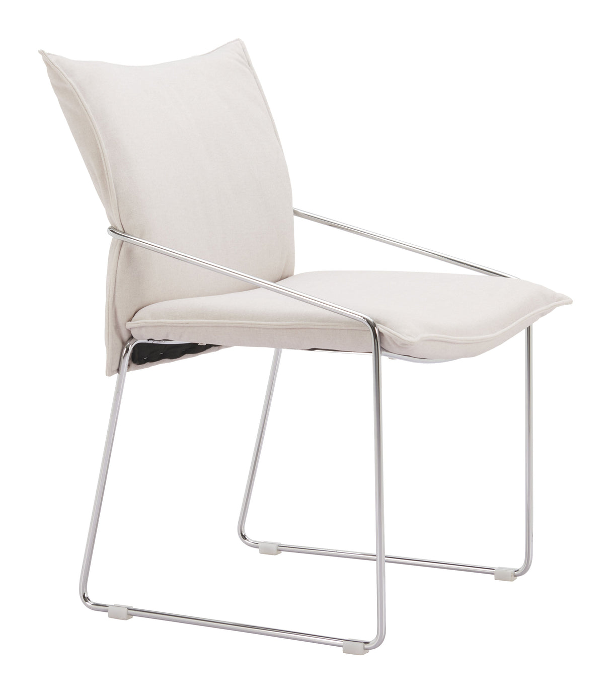 Pola White Dining Chair (Set of 2) by Zuomod at Eve Furniture