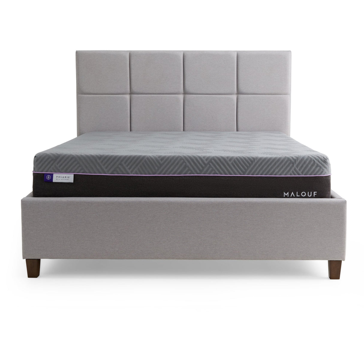 Polaris ActivAir Gray King Mattress by Malouf at Eve Furniture