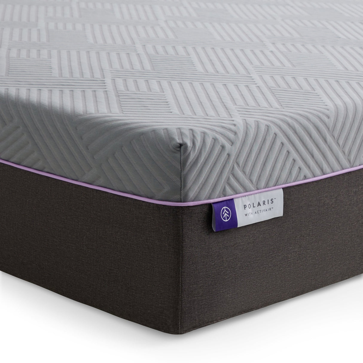 Polaris ActivAir Gray King Mattress by Malouf at Eve Furniture