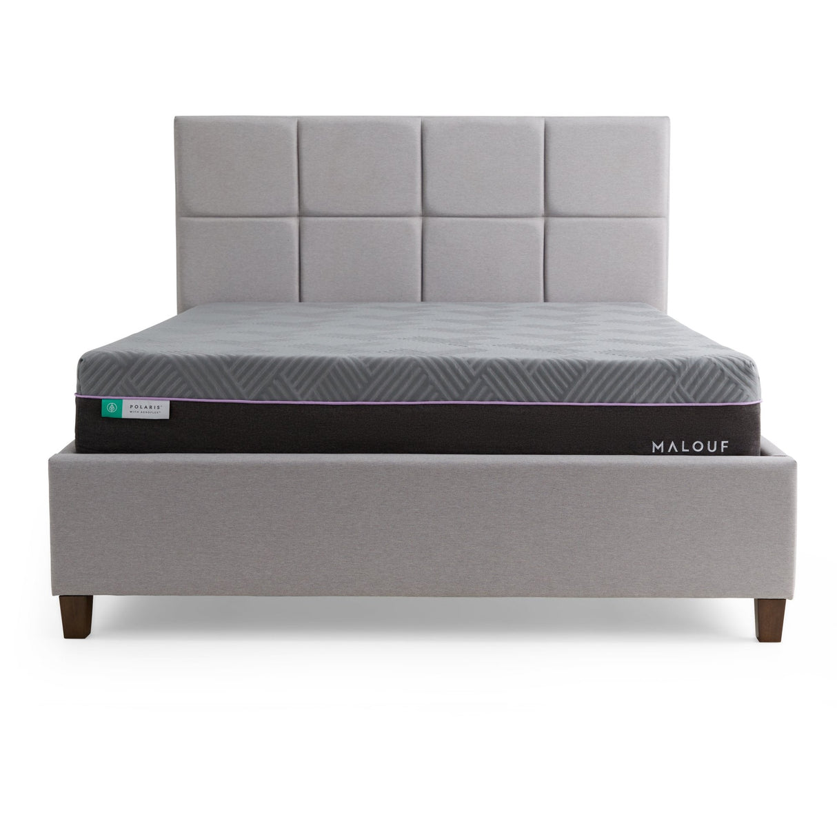 Polaris AeroFlex Gray King Mattress by Malouf at Eve Furniture