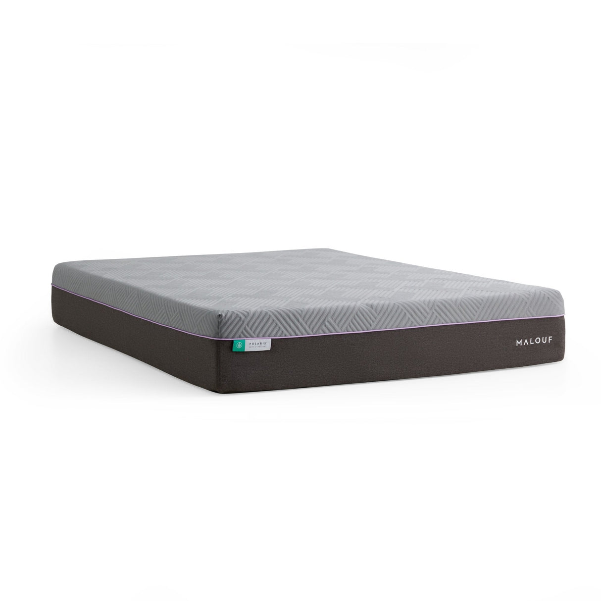 Polaris AeroFlex Gray Twin Mattress by Malouf at Eve Furniture