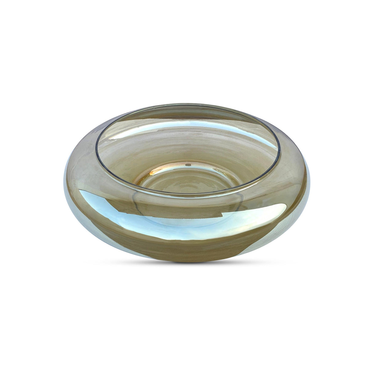 Polene Smoky Brown Large Glass Bowl by Moe's Home at Eve Furniture