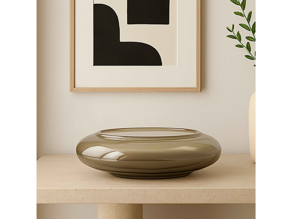 Polene Smoky Brown Large Glass Bowl