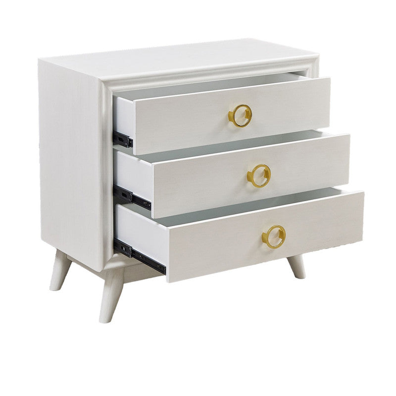 Pomeroy White İvory Chest by Crestview at Eve Furniture