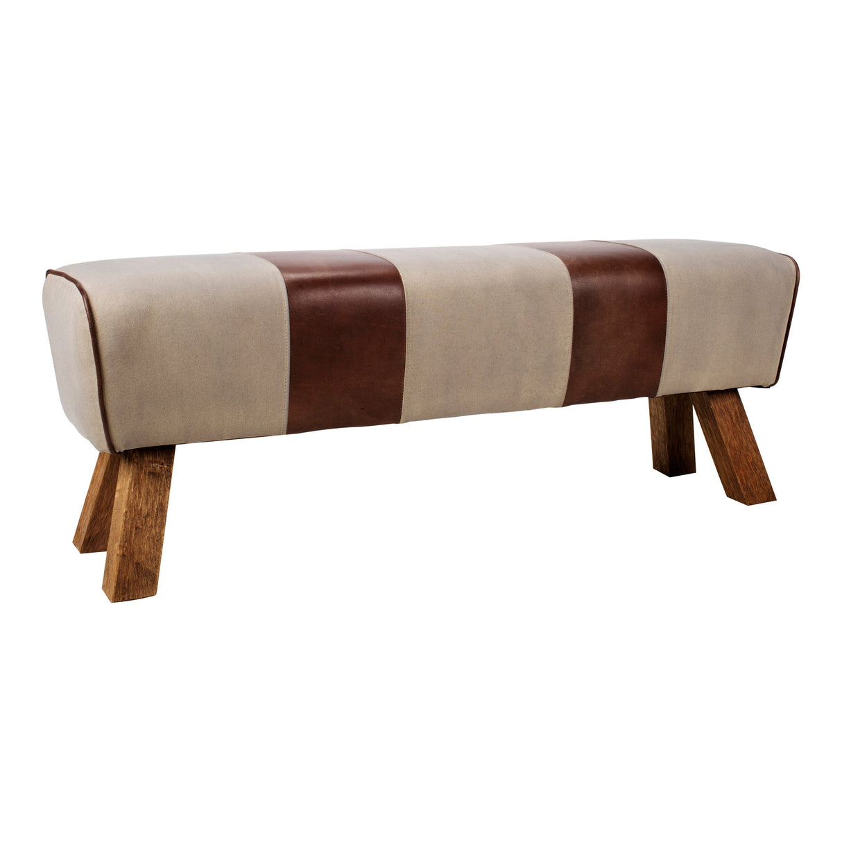 Pommel Brown Bench by Moe's Home at Eve Furniture