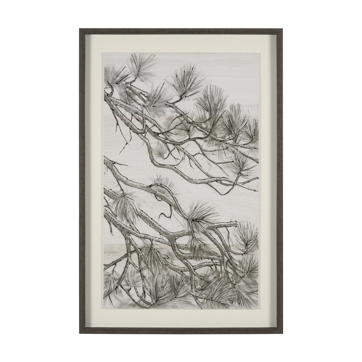 Ponderosa Whisper C by Mercana Studio Hand Embelished Framed Artwork Matted under Glass by Mercana at Eve Furniture