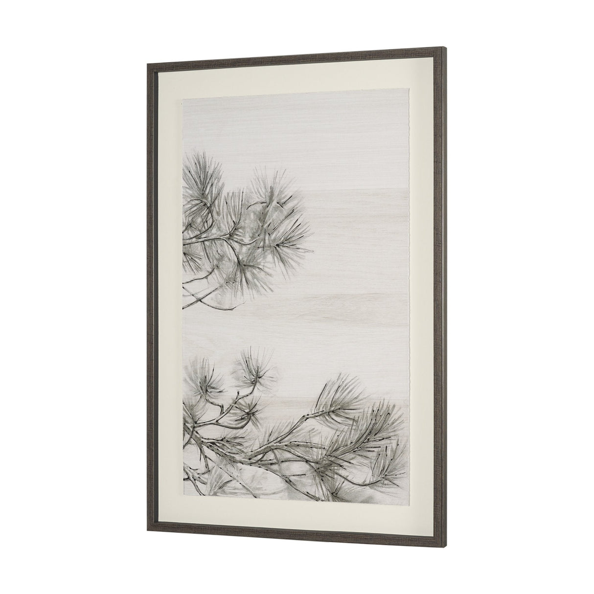 Ponderosa Whisper R by Mercana Studio Hand Embelished Framed Artwork Matted under Glass by Mercana at Eve Furniture