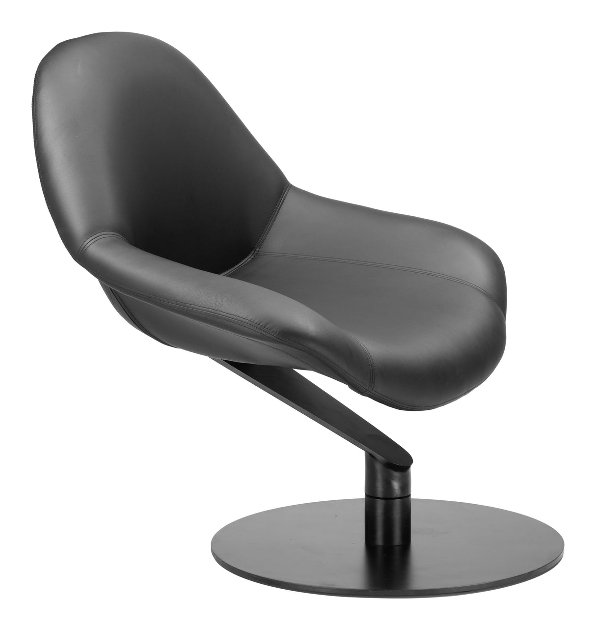 Poole Black Accent Chair by Zuomod at Eve Furniture