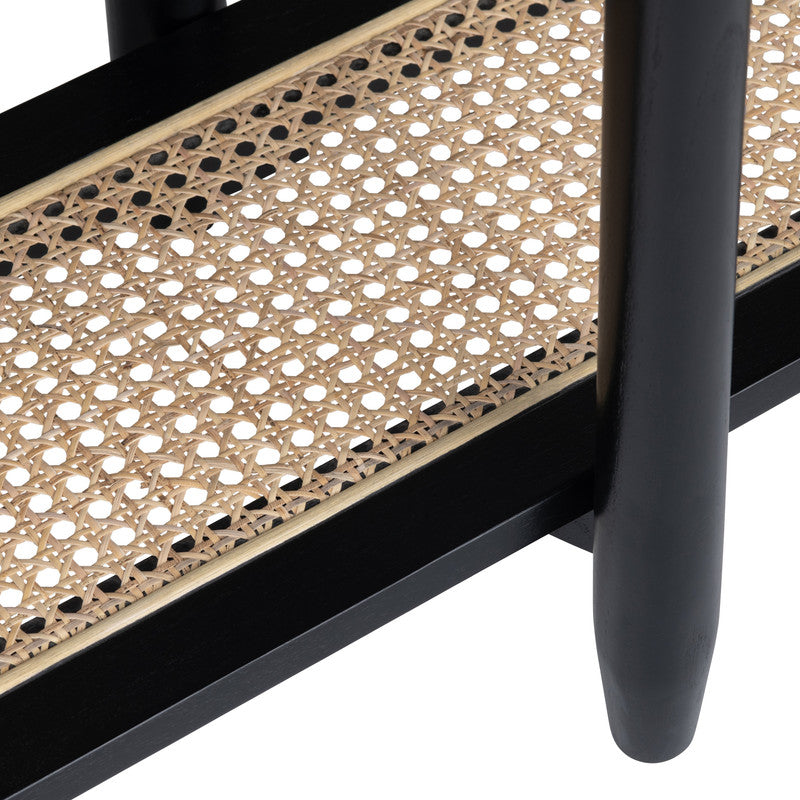 Port Royal Black/Tan Console Table by Crestview at Eve Furniture