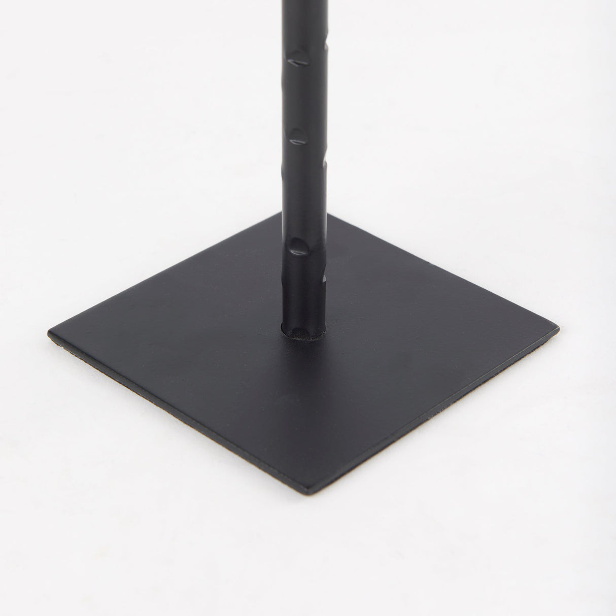 Porter 4.5L x 4.5W x 12.0H Small Black Iron Candle Holder by Mercana at Eve Furniture