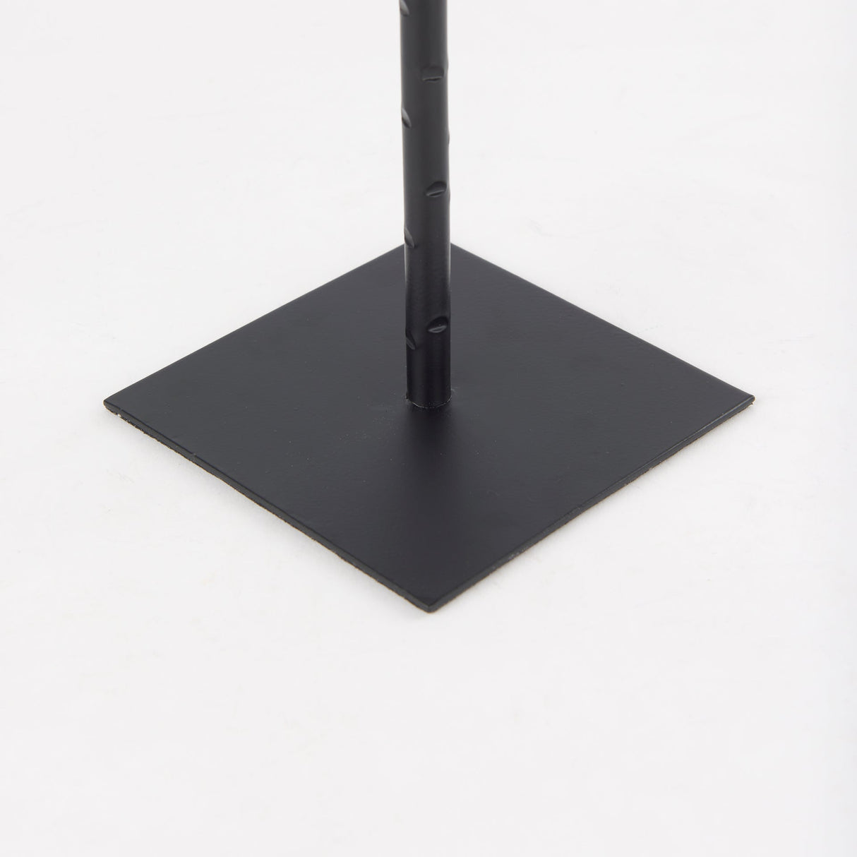 Porter 5.0L x 5.0W x 18.0H Medium Black Iron Candle Holder by Mercana at Eve Furniture