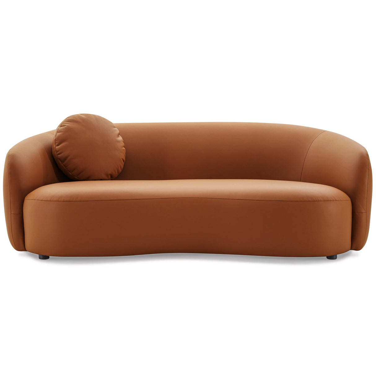 Porter Cognac PU Leather Sofa by Ashcroft Furniture at Eve Furniture