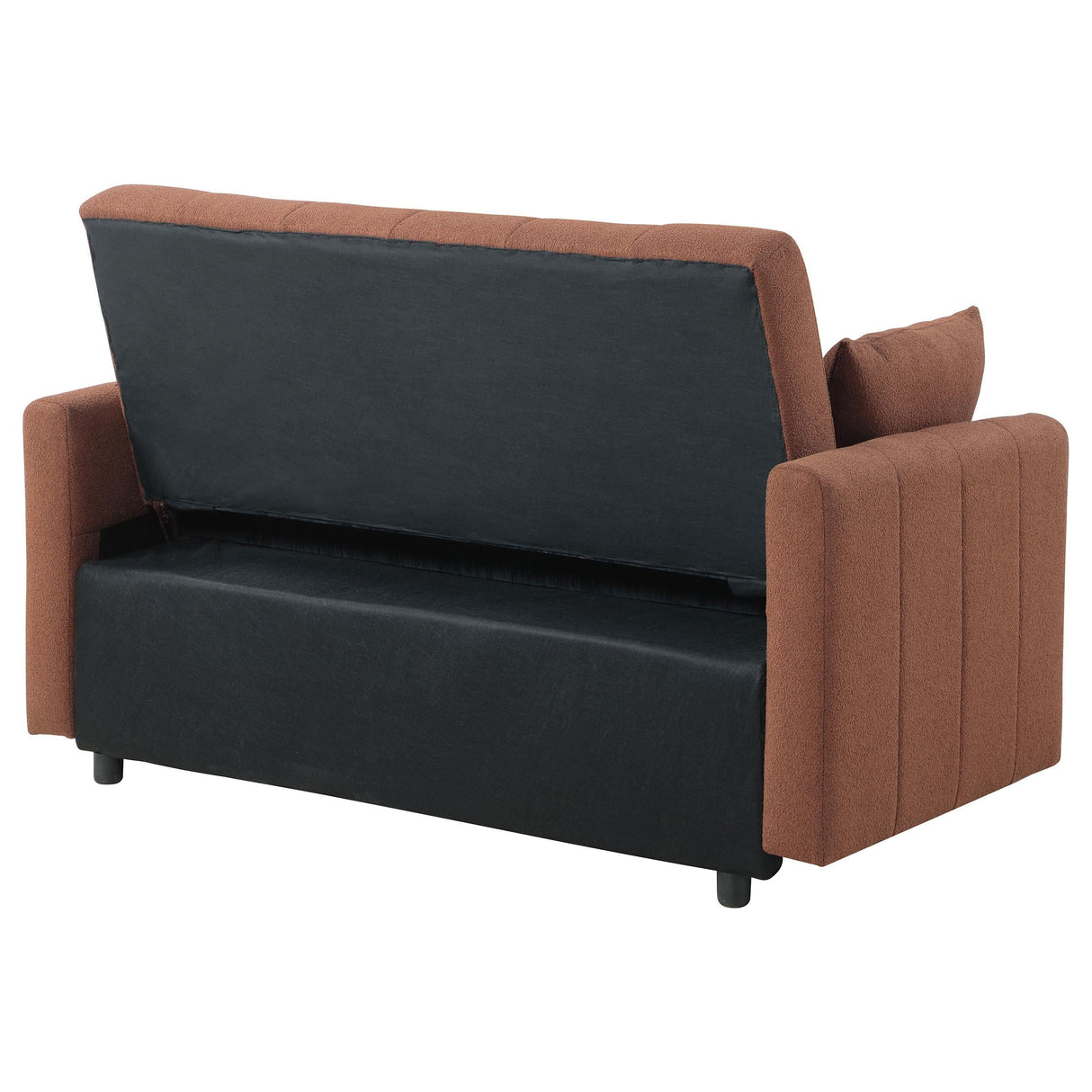 Portland Boucle Upholstered Sleeper Sofa Bed Copper by Coaster at Eve Furniture