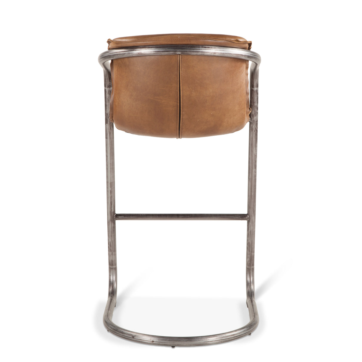 Portofino 22" Bar Chair in Berham Chestnut Leather by Home Trends & Design at Eve Furniture