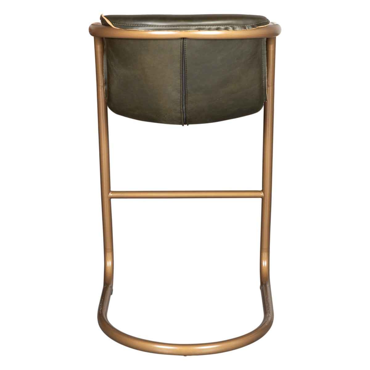 Portofino 22" Bar Chair in Emerald Green Leather by Home Trends & Design at Eve Furniture