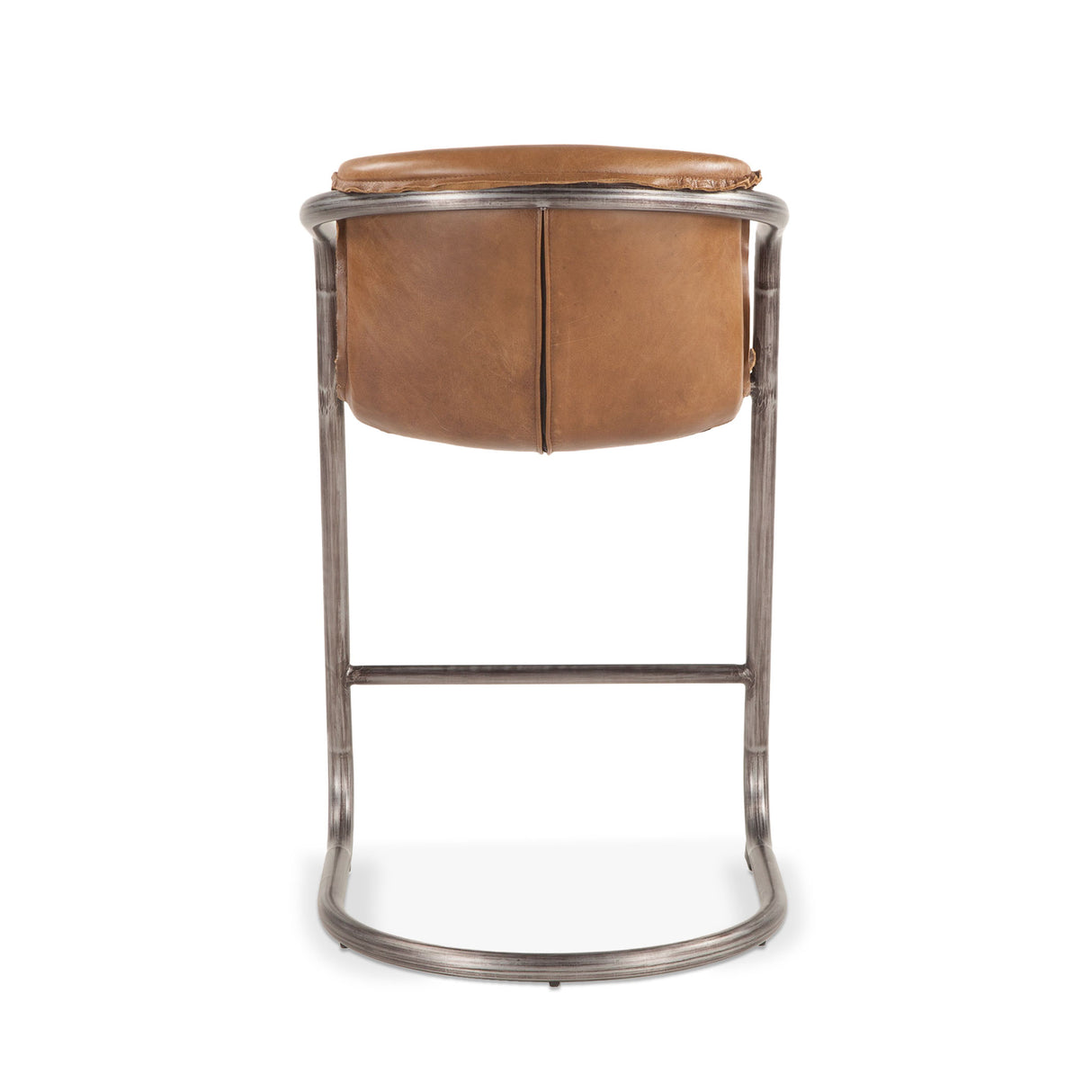 Portofino 22" Counter Chair in Berham Chestnut Top Grain Leather by Home Trends & Design at Eve Furniture