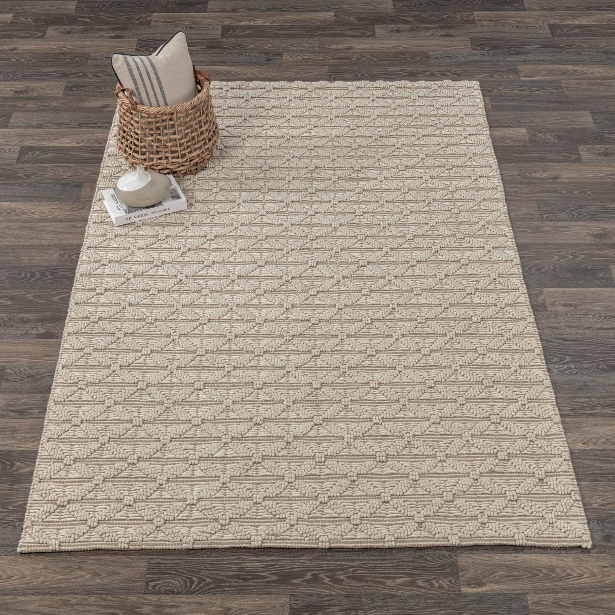 Portola Natural/Ivory Rug by Classic Home at Eve Furniture