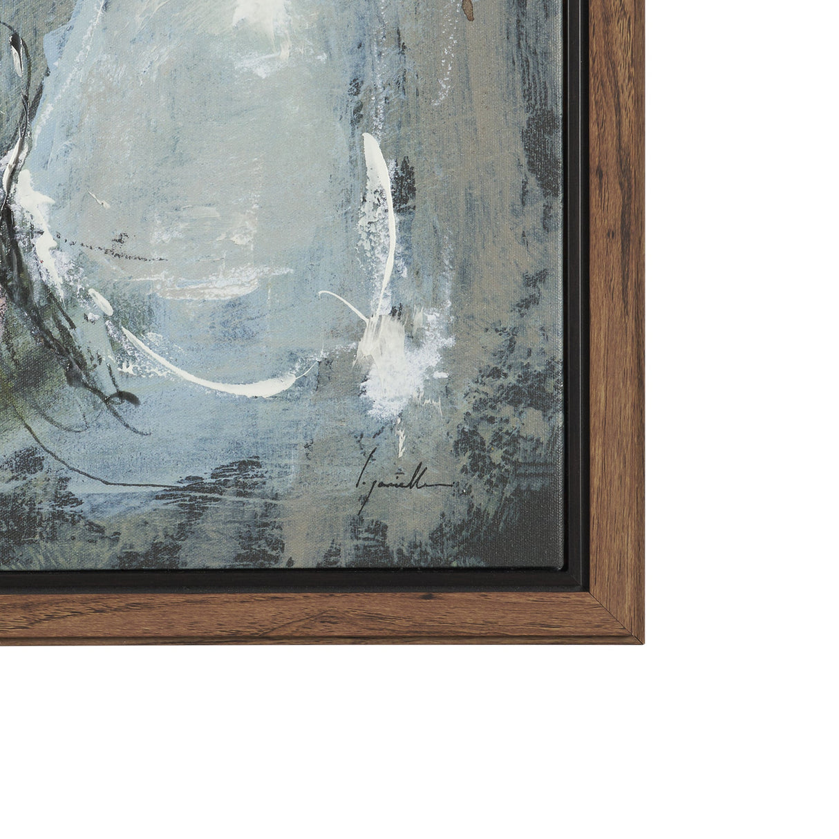 Posies II by Mercana Studio Hand-Embellished Textured Framed Canvas Artwork by Mercana at Eve Furniture