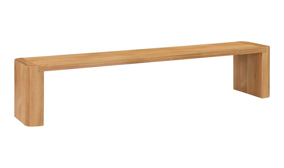 Post Dining Bench-Large Natural by Moe's Home at Eve Furniture