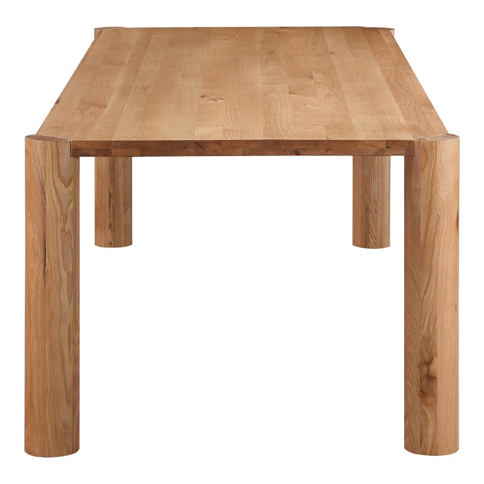 Post Dining Table - Large -Oak Natural by Moe's Home at Eve Furniture