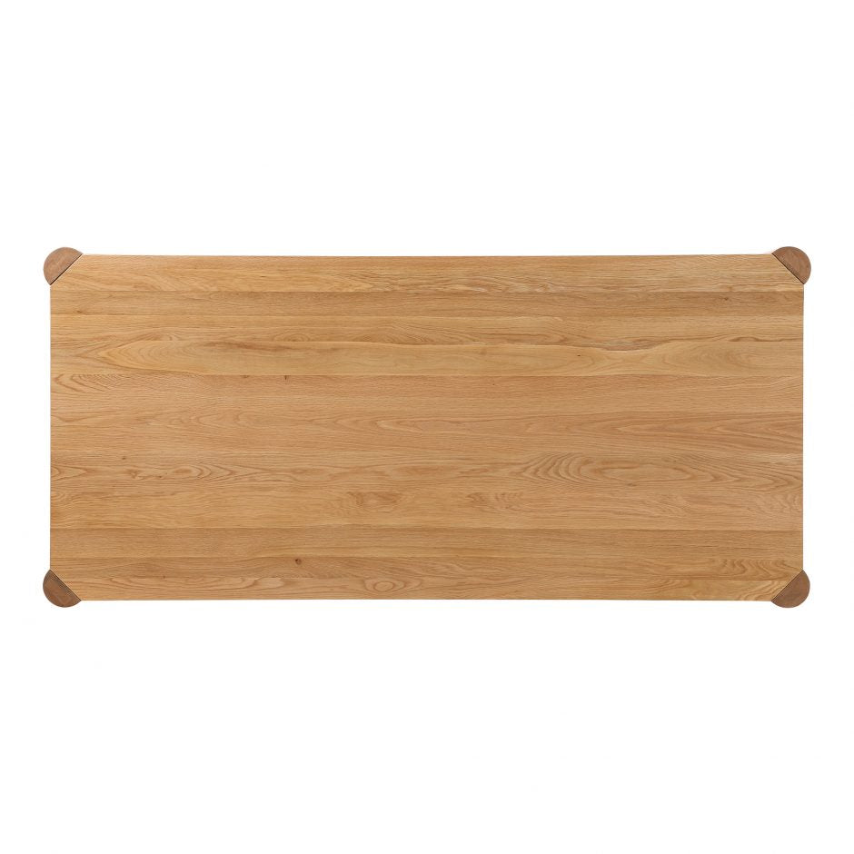 Post Dining Table - Large -Oak Natural by Moe's Home at Eve Furniture