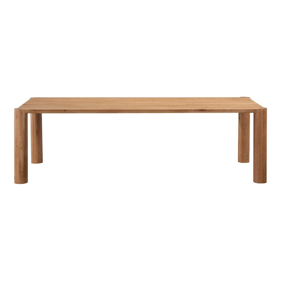 Post Dining Table - Large -Oak Natural by Moe's Home at Eve Furniture
