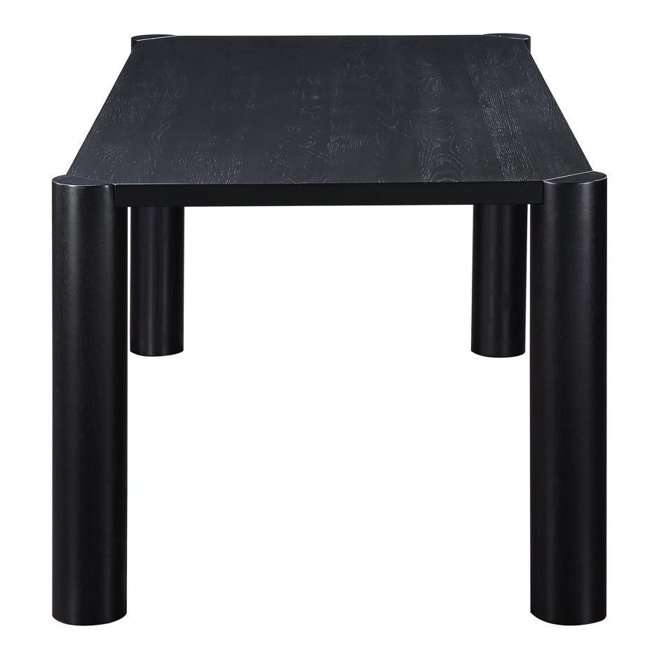 Post Dining Table - Oak Black by Moe's Home at Eve Furniture