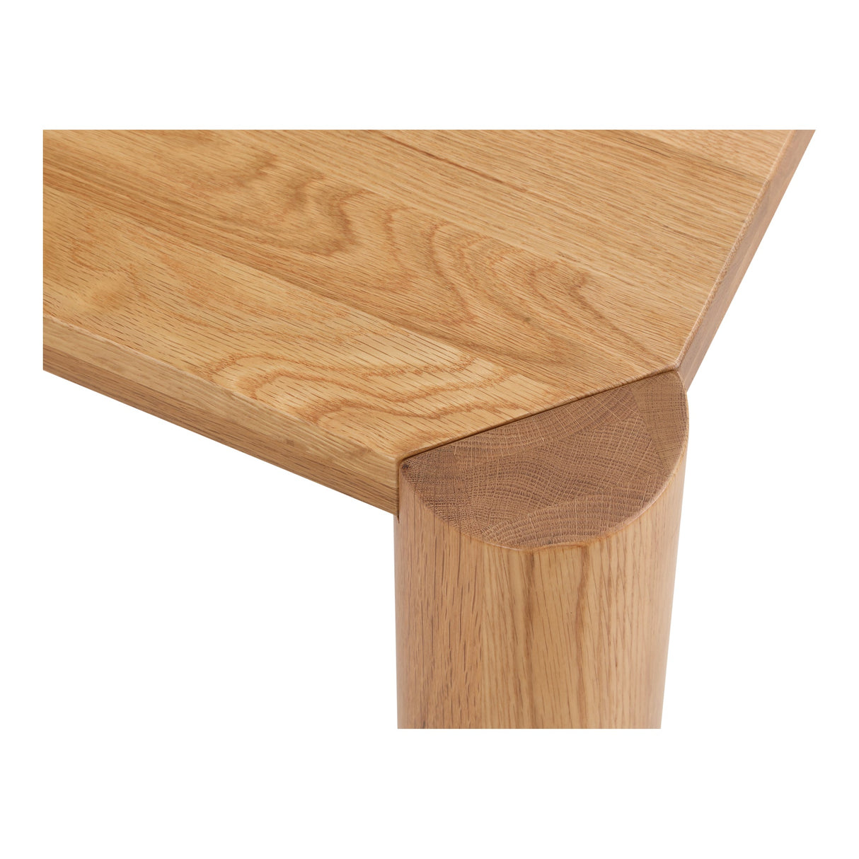 Post Natural Oak Small Dining Table by Moe's Home at Eve Furniture
