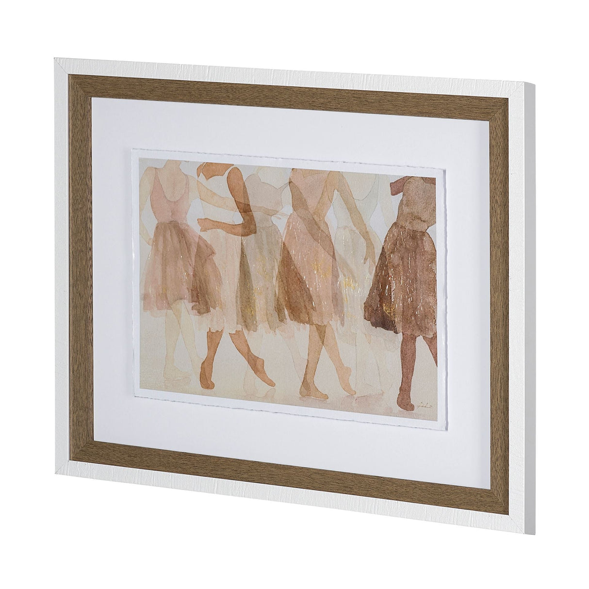Posture by Mercana Studio a Hand Embellished Textured Framed Art Print Matted under Glass by Mercana at Eve Furniture