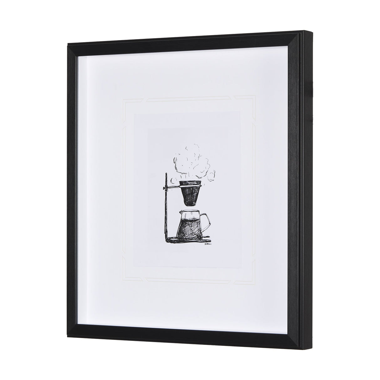 Pour Over by Simeng a Framed Art Print Matted under Glass by Mercana at Eve Furniture