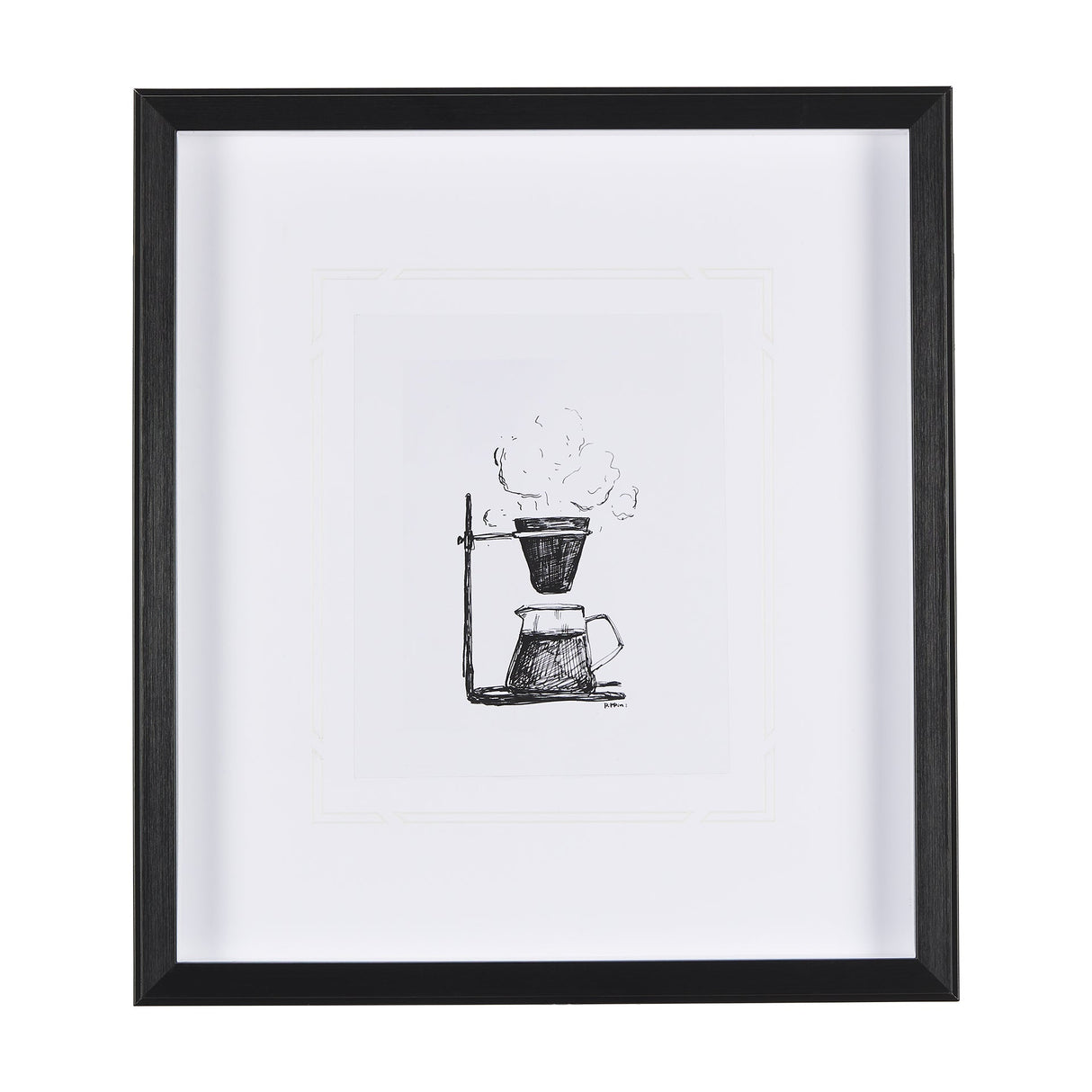Pour Over by Simeng a Framed Art Print Matted under Glass by Mercana at Eve Furniture