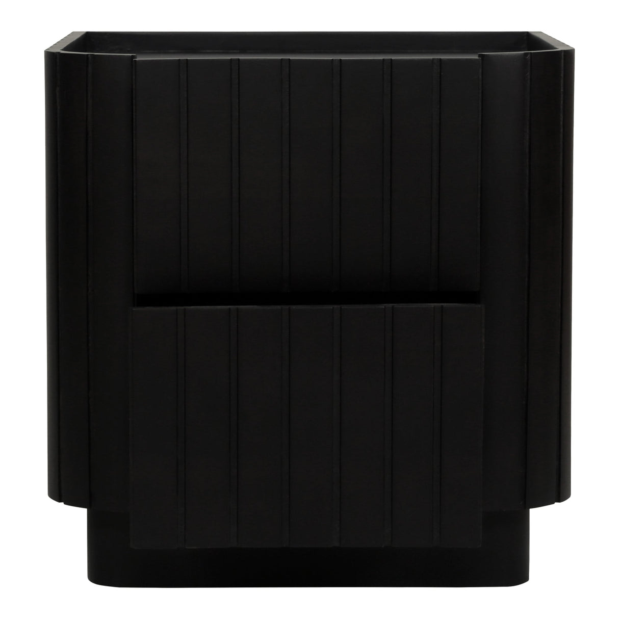 Povera Black Nightstand by MOES at Eve Furniture