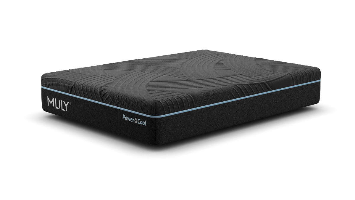 PowerCool Black Firm Twin XL Sleep System by Mlily at Eve Furniture
