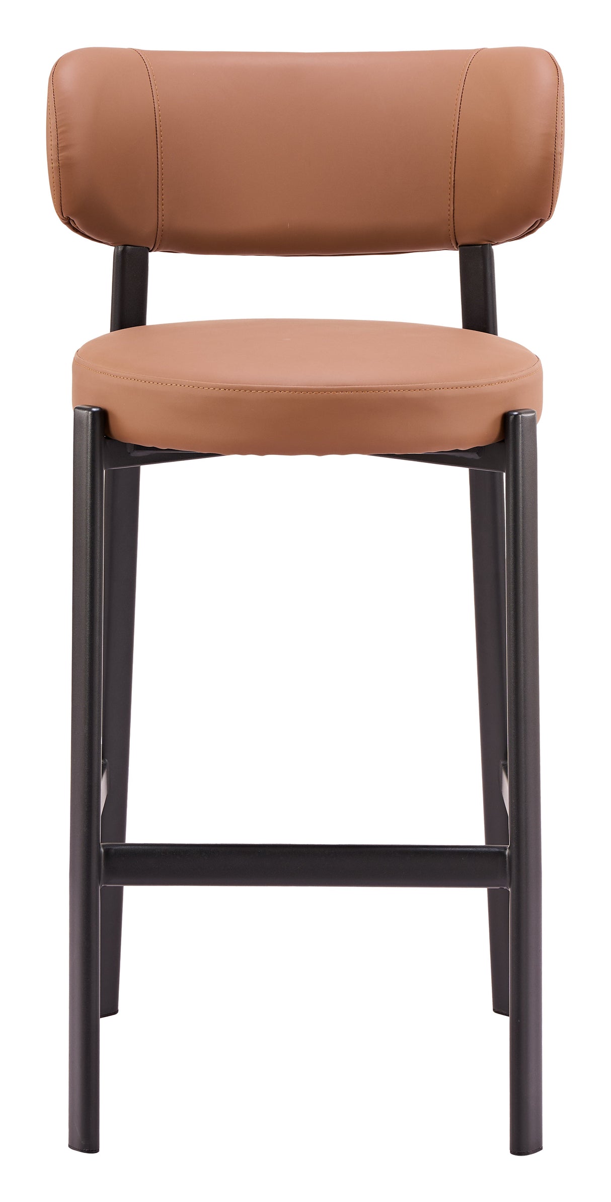 Prairie Brown Barstool (Set of 2) by Zuomod at Eve Furniture