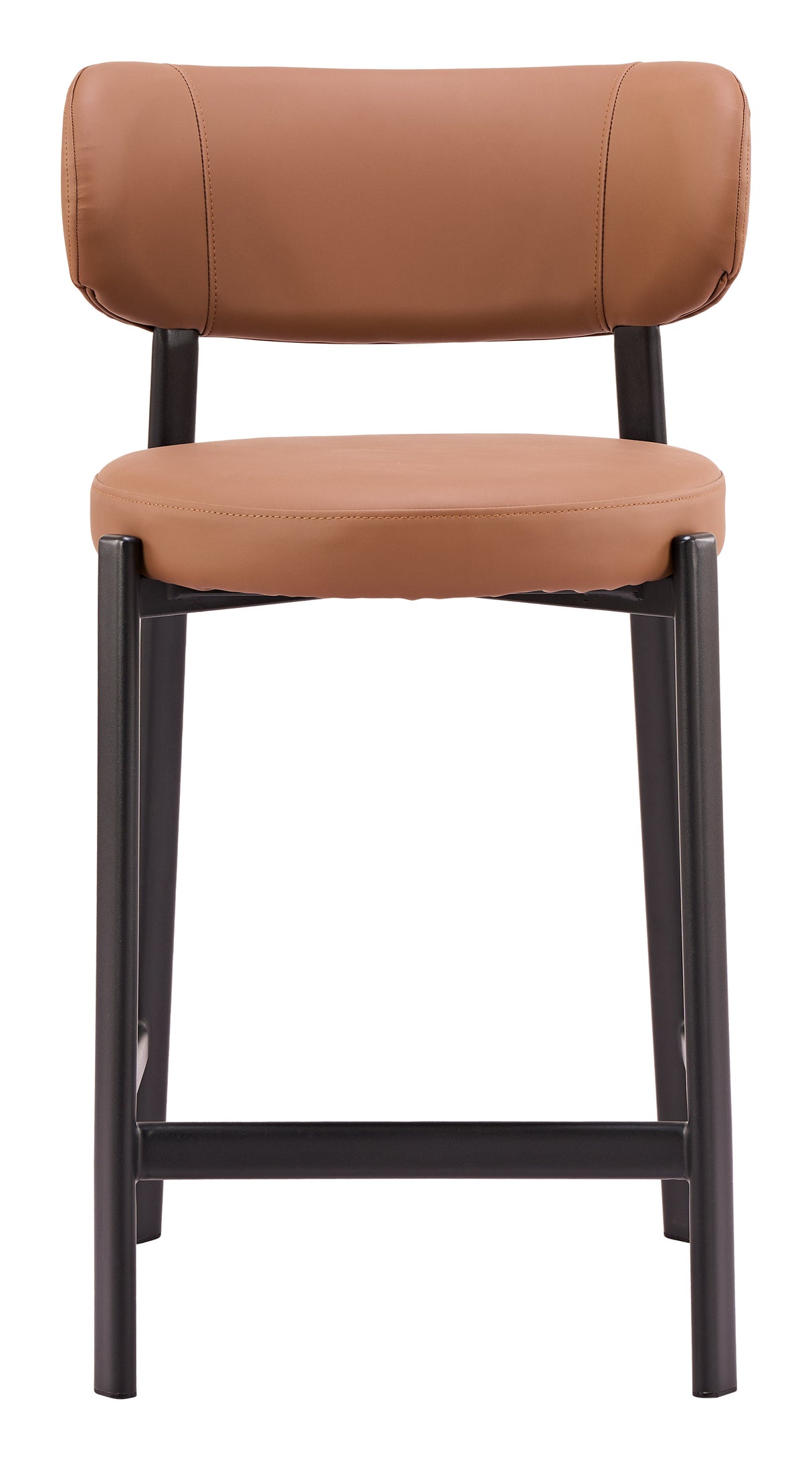 Prairie Brown Counter Stool (Set of 2) by Zuomod at Eve Furniture