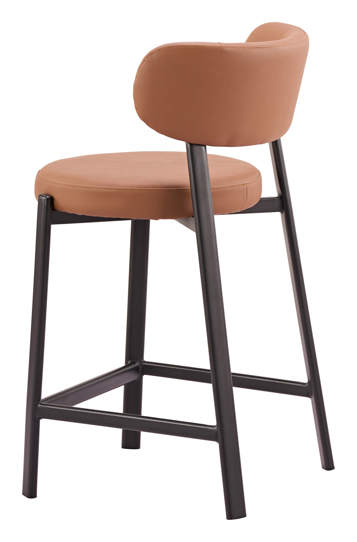 Prairie Brown Counter Stool (Set of 2) by Zuomod at Eve Furniture
