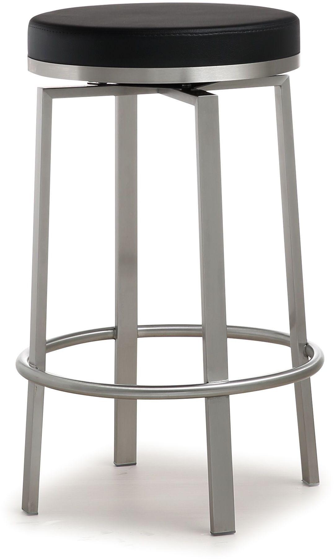 Pratt Performance Vegan Leather Swivel Counter Stool - Set of 2 by TOV Furniture at Eve Furniture