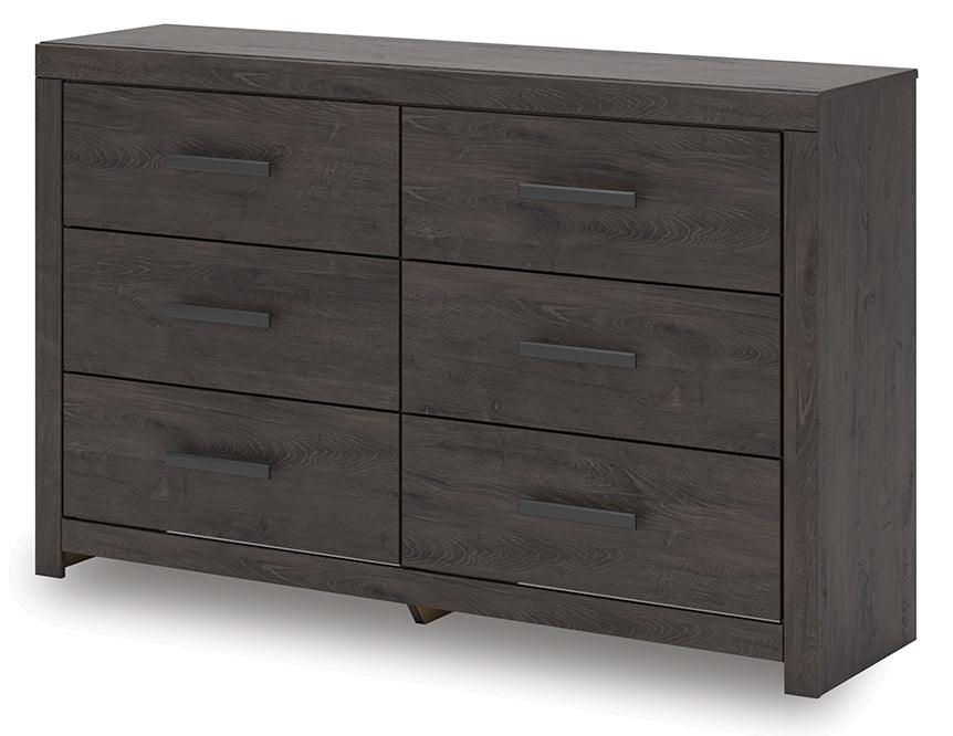 Prendonea Charcoal Dresser by Ashley at Eve Furniture