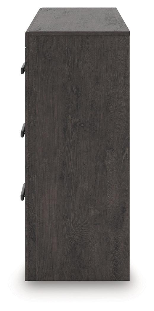 Prendonea Charcoal Dresser by Ashley at Eve Furniture