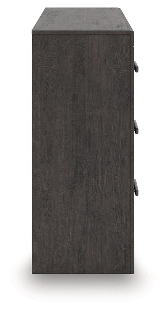 Prendonea Charcoal Dresser by Ashley at Eve Furniture