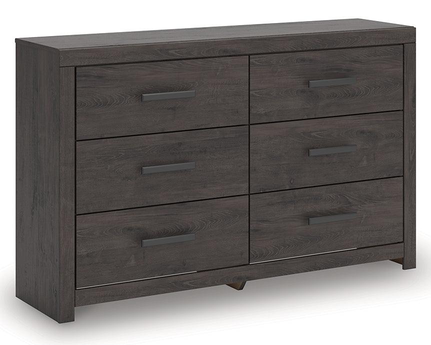 Prendonea Charcoal Dresser by Ashley at Eve Furniture