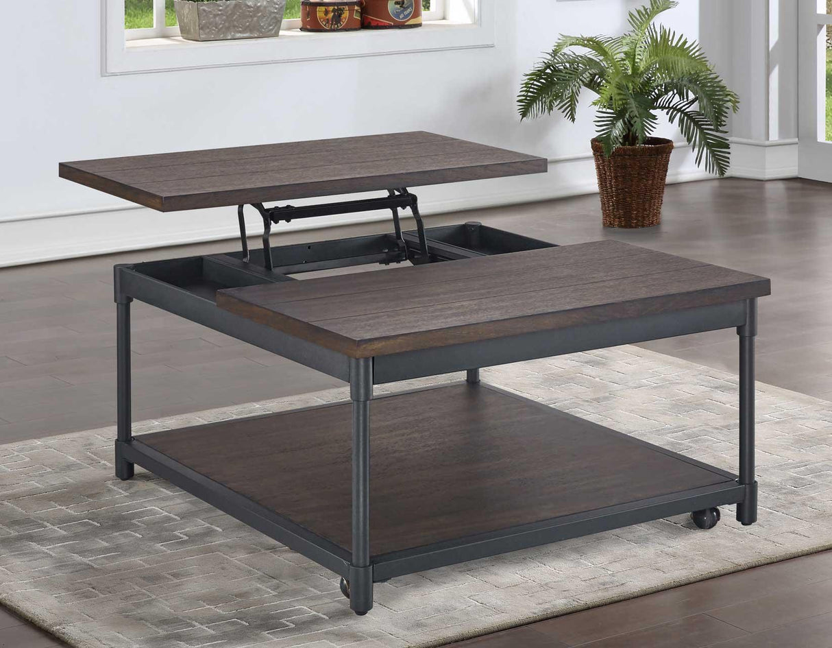 Prescott Lift-Top Cocktail Table w/Casters by Steve Silver at Eve Furniture