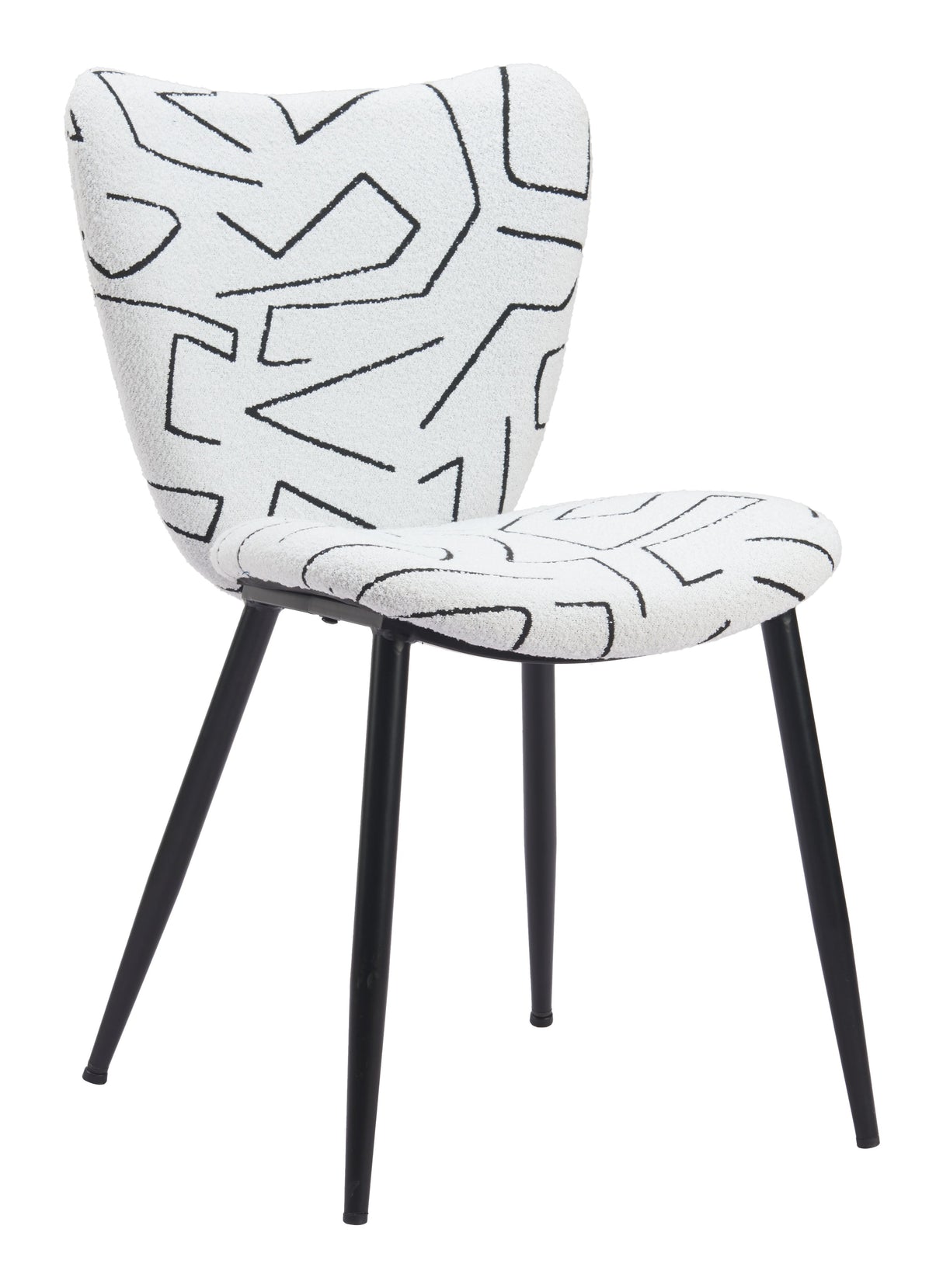 Prestige White Dining Chair (Set of 2) by Zuomod at Eve Furniture