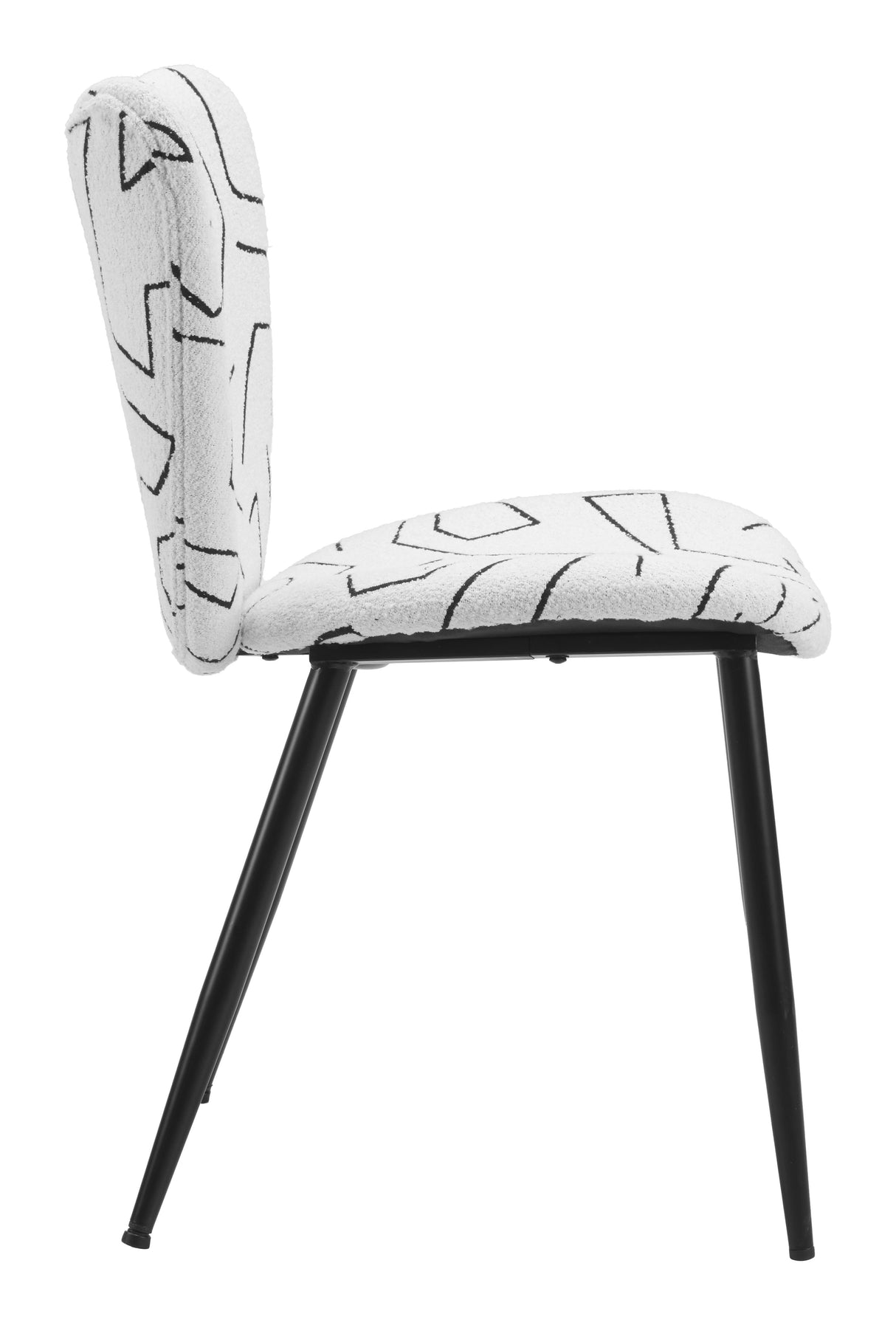 Prestige White Dining Chair (Set of 2) by Zuomod at Eve Furniture