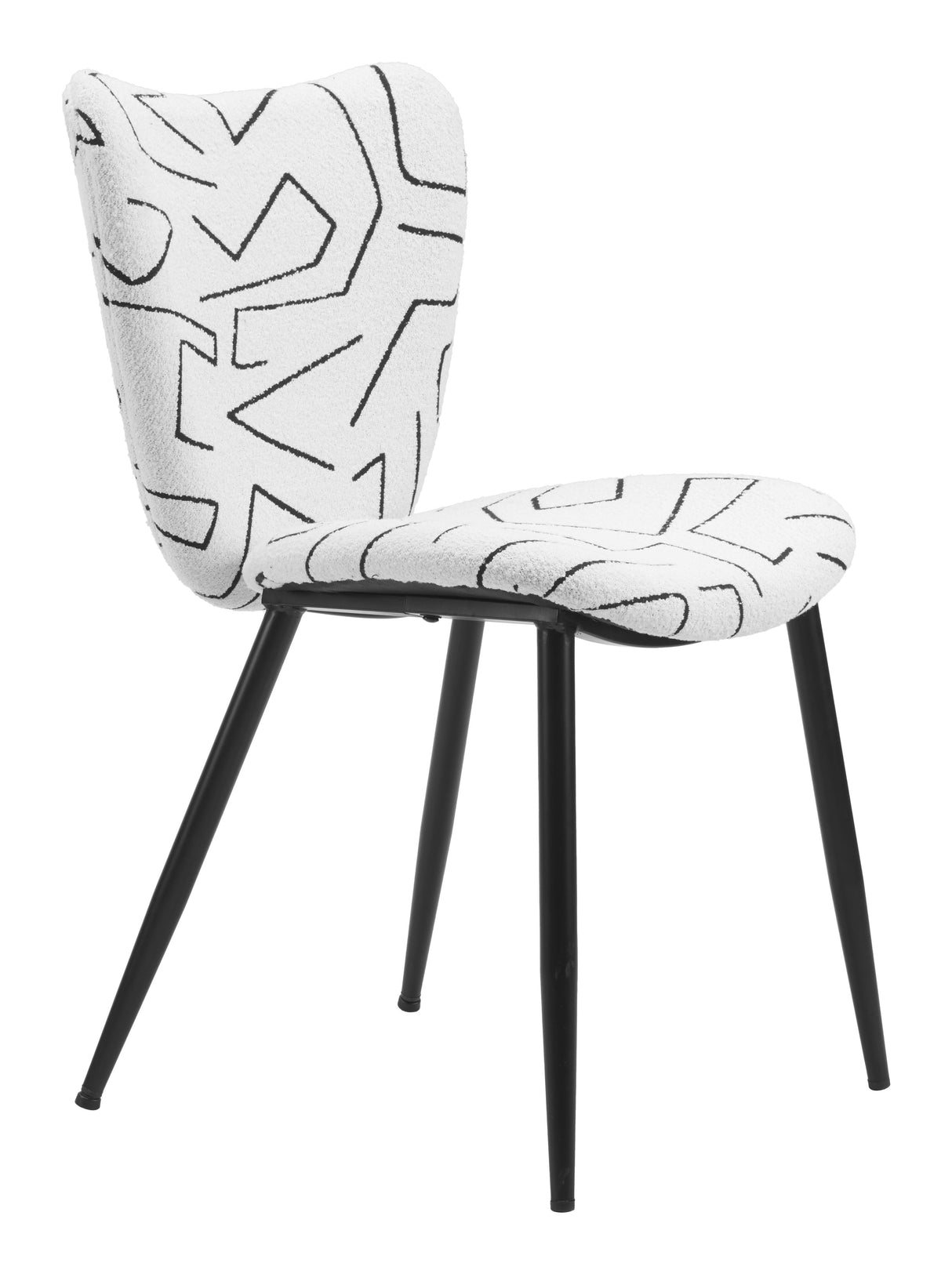Prestige White Dining Chair (Set of 2) by Zuomod at Eve Furniture