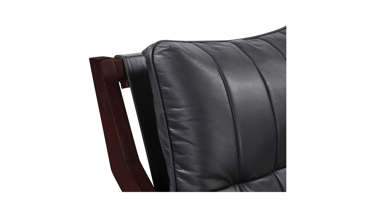 Preston Accent Chair Black by Moe's Home at Eve Furniture