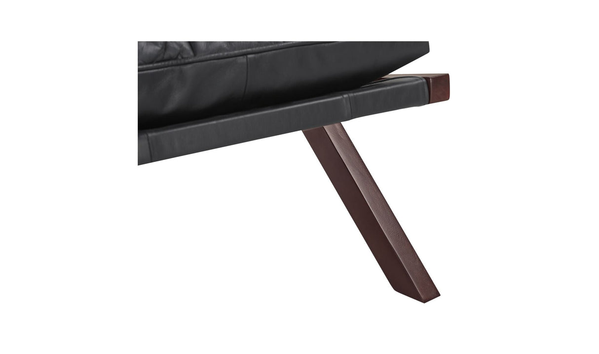 Preston Accent Chair Black by Moe's Home at Eve Furniture