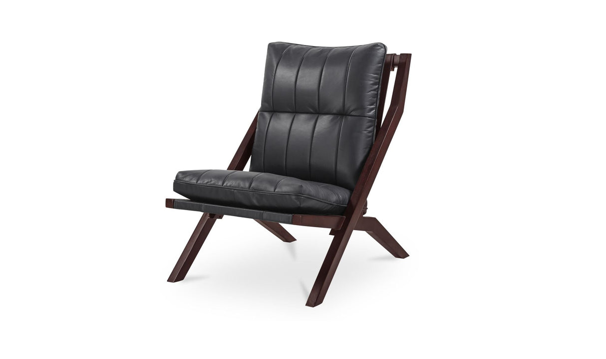 Preston Accent Chair Black by Moe's Home at Eve Furniture