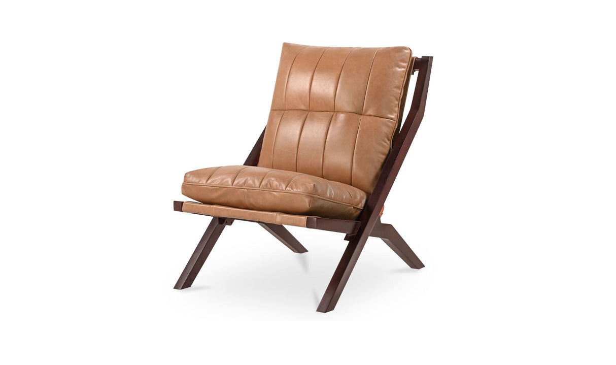 Preston Accent Chair Tan by Moe's Home at Eve Furniture
